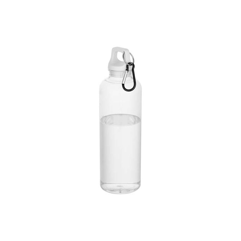 Garrafa de água de plástico reciclado RCS de 750 ml com mosquetão "Oregon"