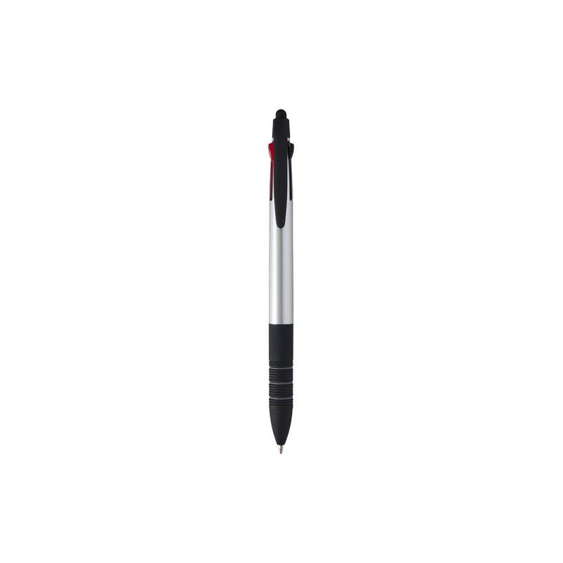 Esferográfica reciclada RCS de 3 tintas com stylus "Trine"
