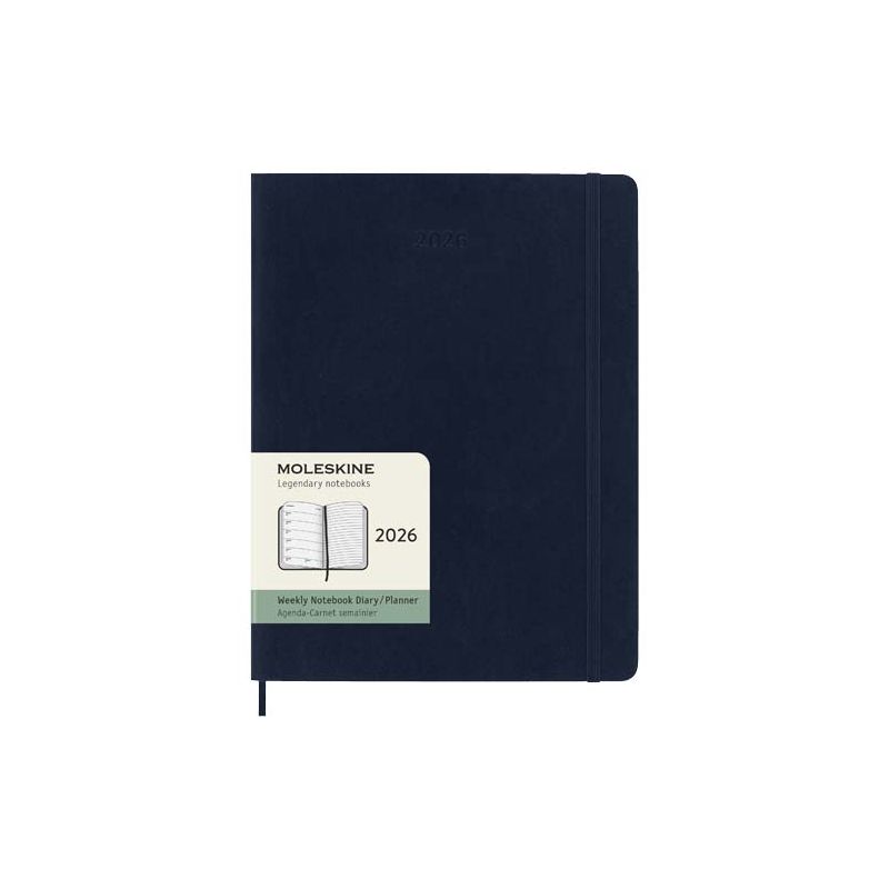 Bloco de notas de capa mole XL para 12 meses "Moleskine"