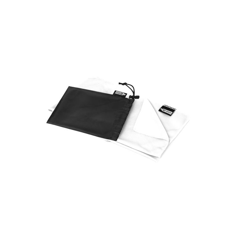 Toalha refrescante desportiva em RPET reciclado com bolsa de 80 x 30 cm "Raquel"