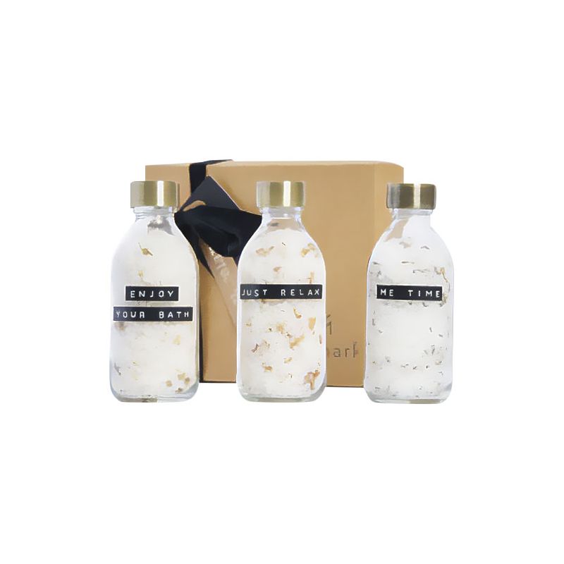 Conjunto de 3 peças de 200 ml de sais de banho "Wellmark Just Relax"