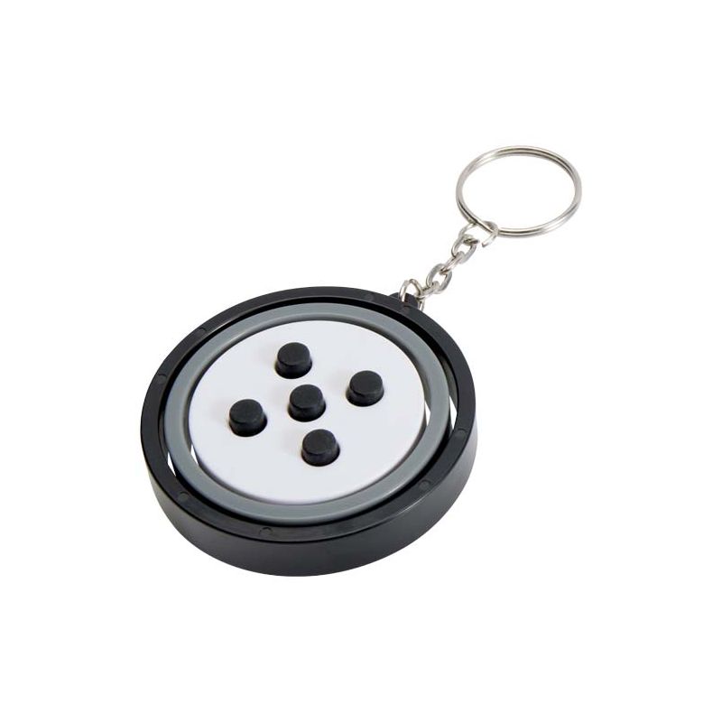 Porta-chaves com giroscópio de brincar de plástico reciclado "Spinx"