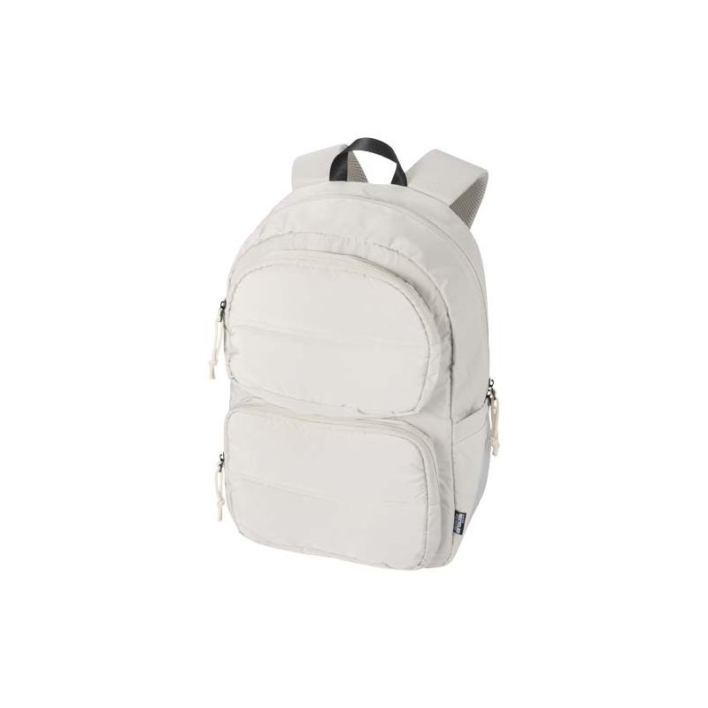 Mochila para portátil reciclada GRS de 15,6 polegadas e 18 L "Puffer"