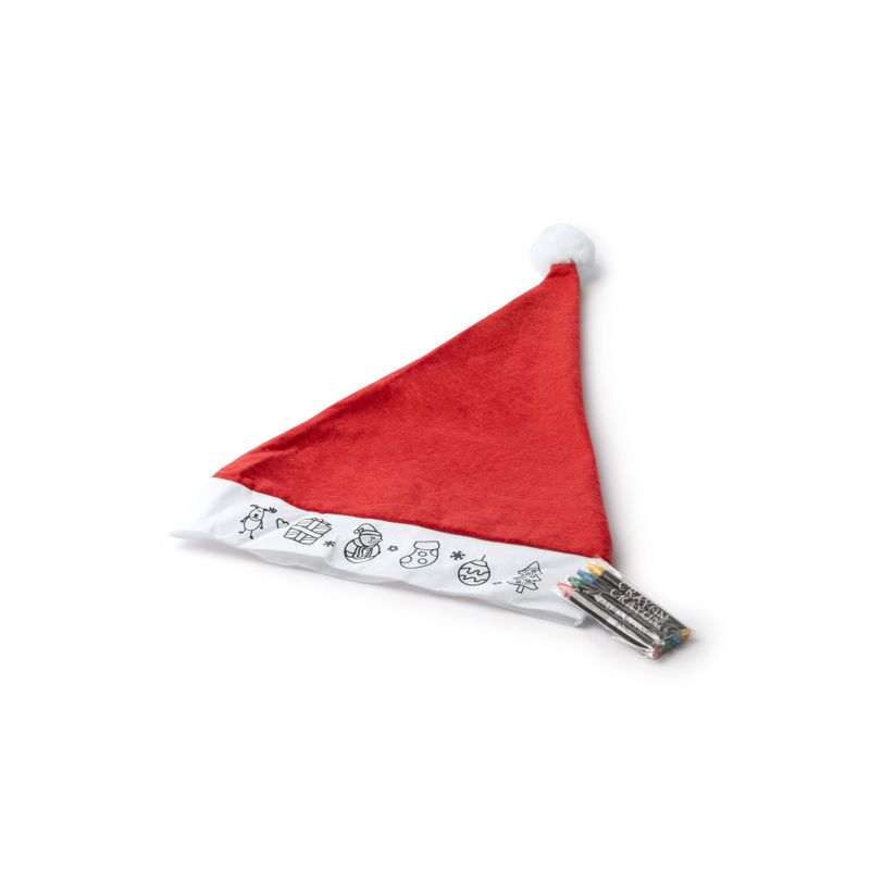 CHRISTMAS HAT NICK RED