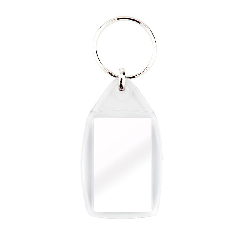 CF-40 Porta-chaves CF-40 retangular com 2 faces, acrílico