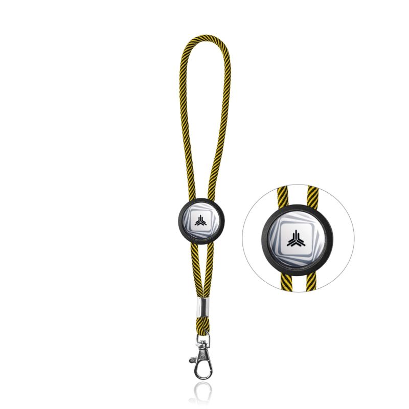 Byner Porta-chaves tubular com ajuste e mosquetão