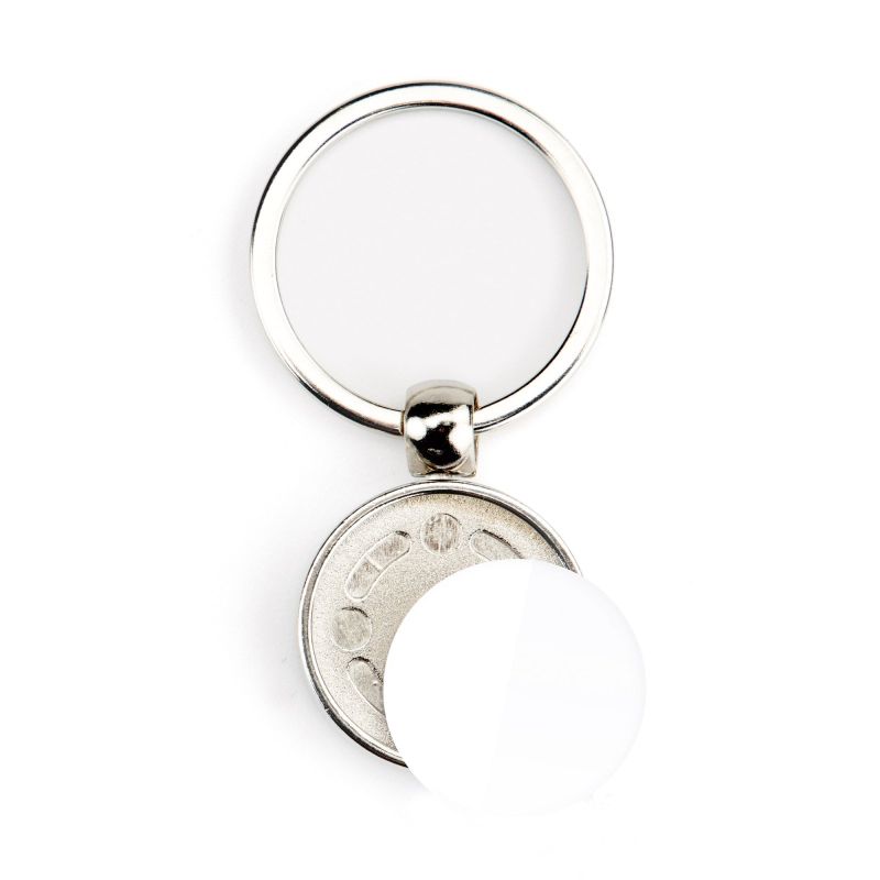 SM-33D Porta-chaves SM-33D redondo com 2 faces, metal