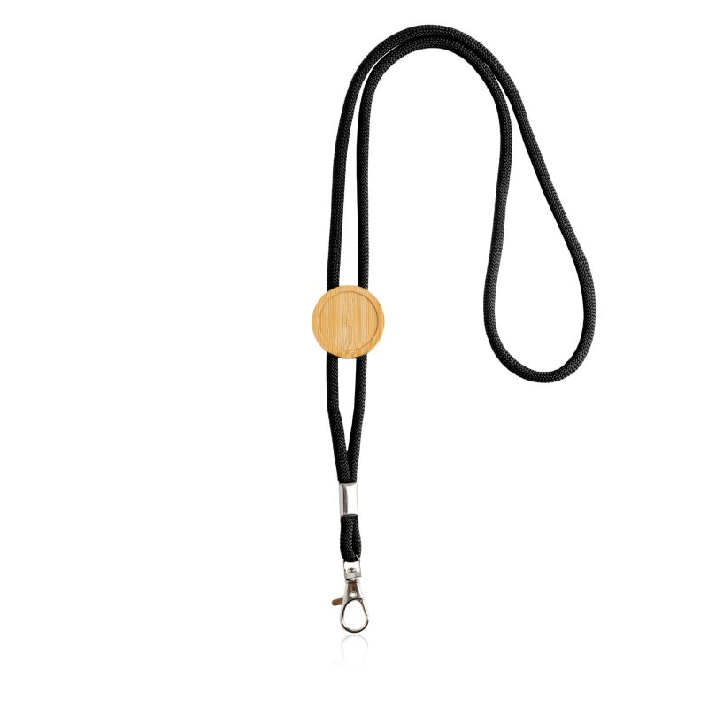 West Lanyard  com ajustável em bamboo