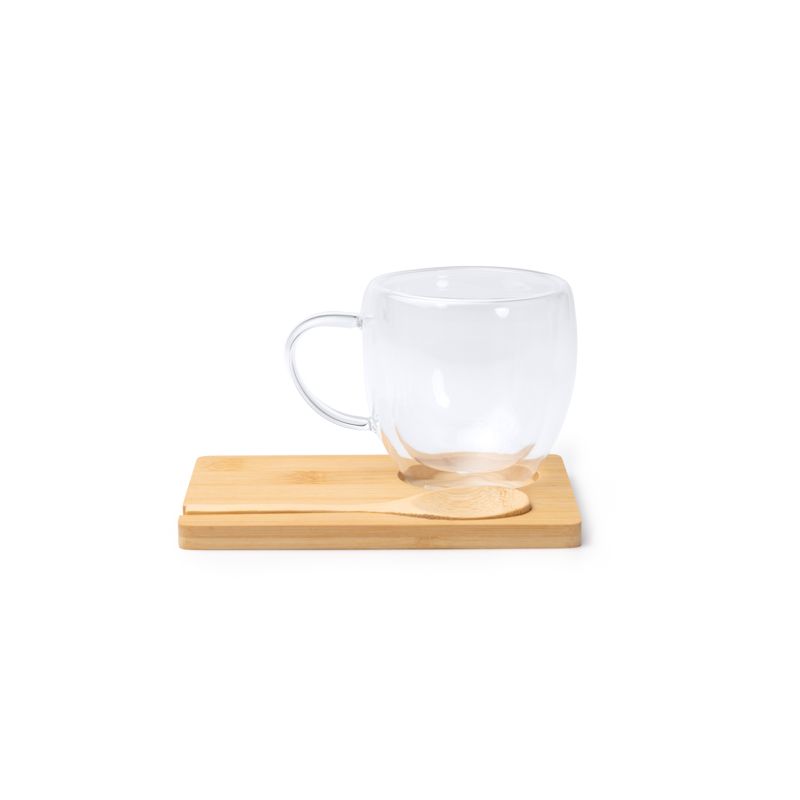 MUG SET BLUMON TRANSPARENT