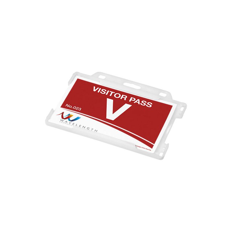 Porta-cartões de plástico reciclado "Vega"