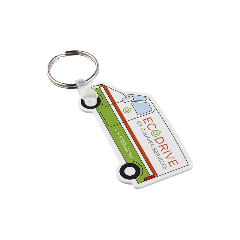 Porta-chaves reciclado em forma de carrinha "Tait"