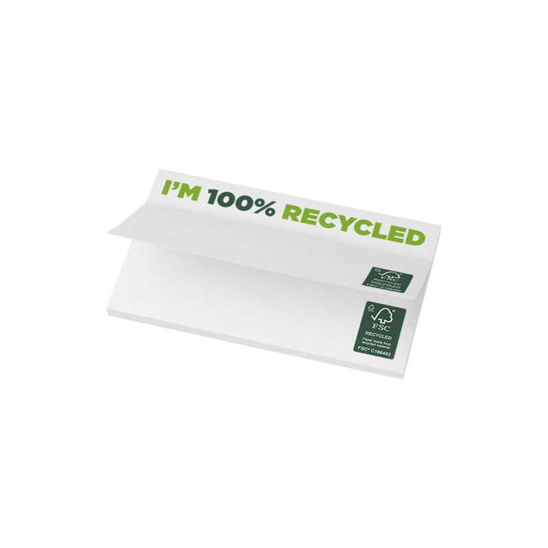 Notas adesivas recicladas 127 x 75 mm "Sticky-Mate®”