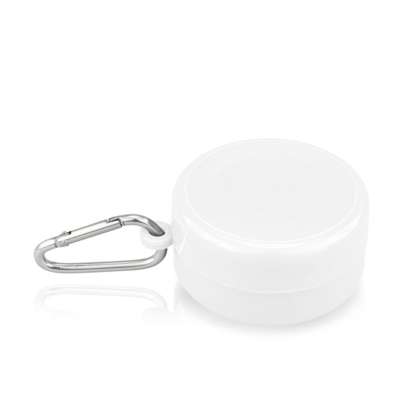 Foldcup Copo retrátil 200 ml, com mosquetão e compartimento para comprimidos