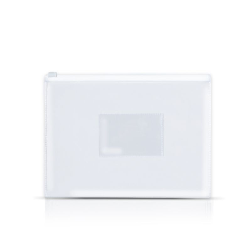 Zipdoc Pasta porta-documentos A5 em PVC, com fecho