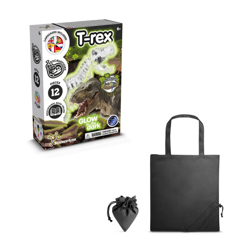 Fossil Excavation Kit V Jogo didático fornecido com saco de oferta dobrável em 190T
