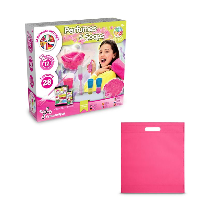 Perfume & Soap Factory Kit IV Jogo didático fornecido com saco de oferta em non-woven (80 g/m²)