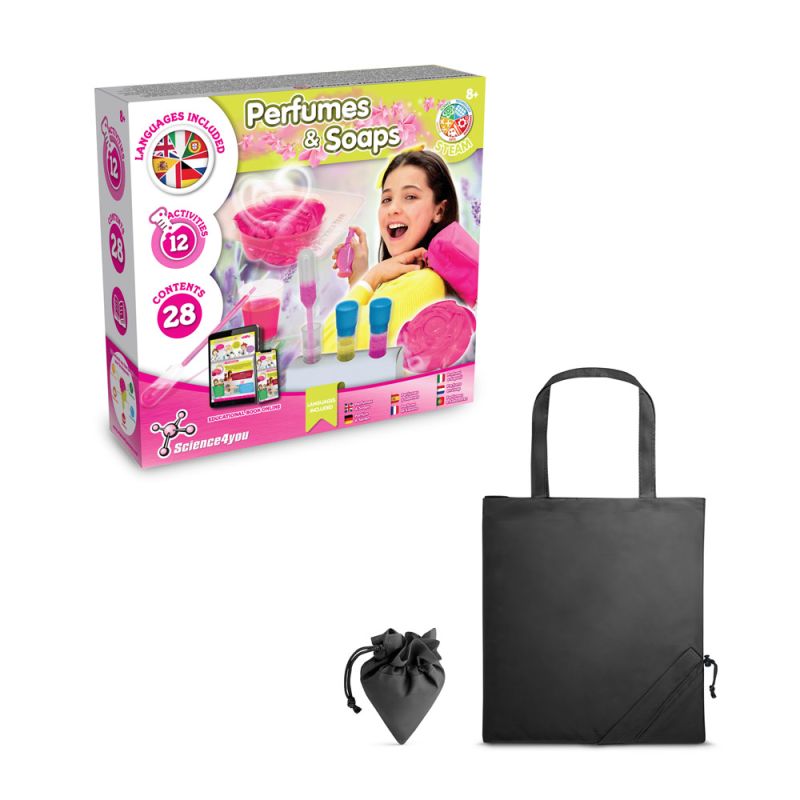 Perfume & Soap Factory Kit V Jogo didático fornecido com saco de oferta dobrável em 190T