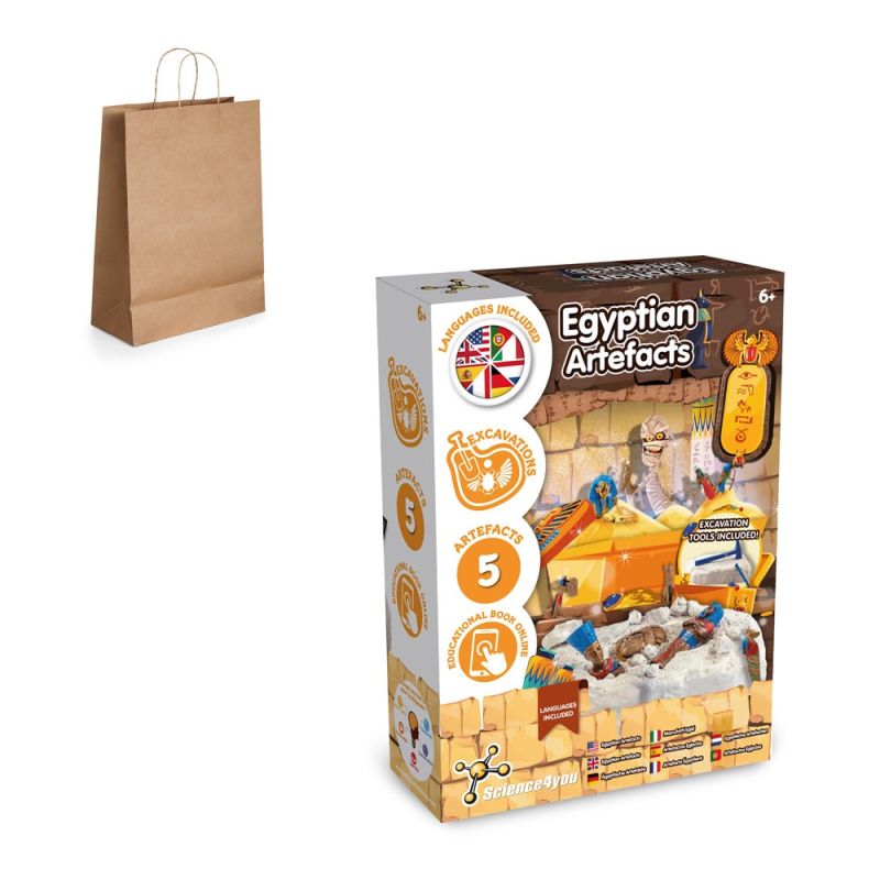 Ancient Egypt Excavation Kit III Jogo didático fornecido com saco de oferta em papel kraft (115 g/m²)