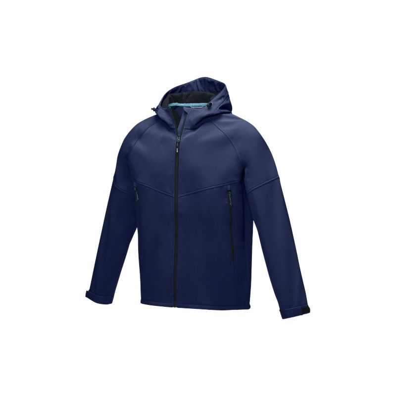 Casaco softshell para homem reciclado certificado GRS "Coltan"