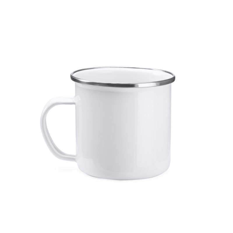 DAMASCO SUBLIMATION METAL MUG WHITE