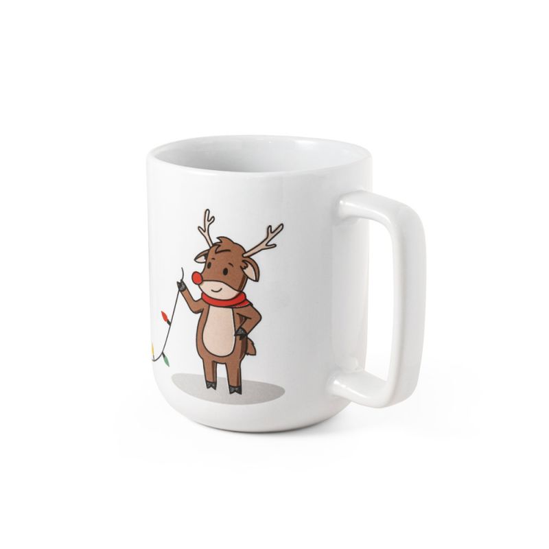 REINDEER Caneca com impressão natalícia 330 mL