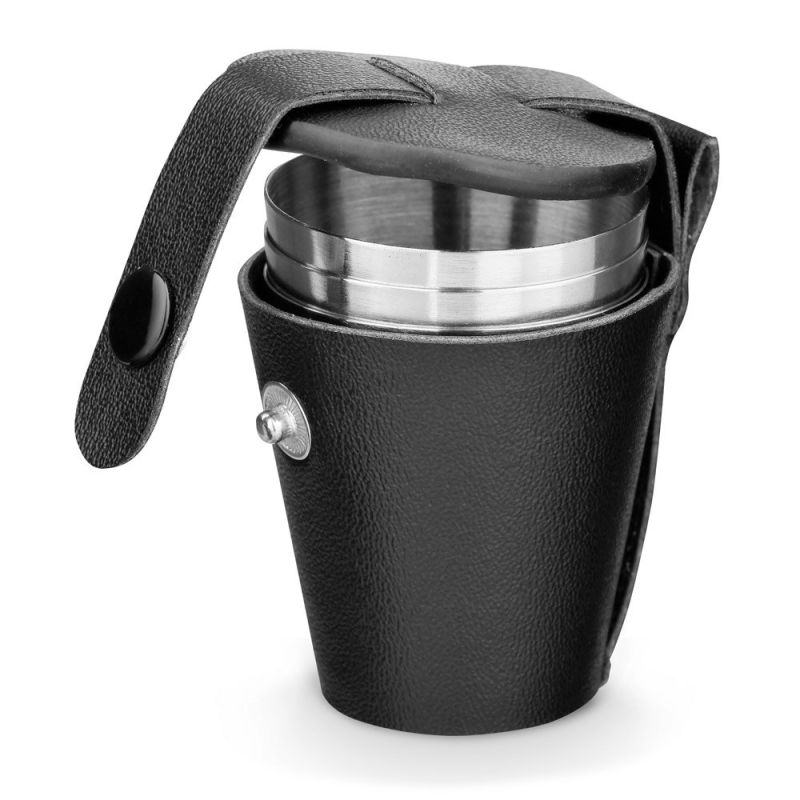 HIMALAYAS Conjunto de 4 copos em aço inoxidável 25 mL