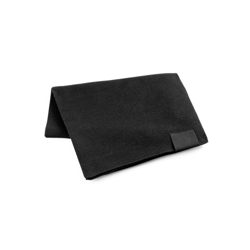 SERENITY Cachecol em poliéster reciclado (100% rPET) com um detalhe costurado para personalização