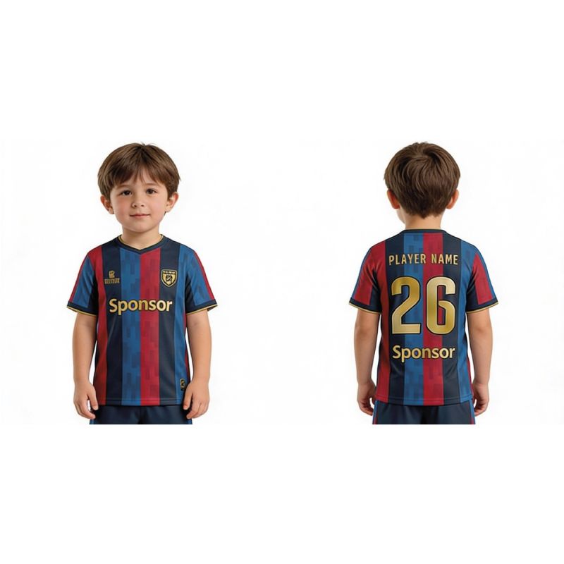 T-shirt Kinder Spielbekleidung 100% Personalisiert FUNCHAL, GLATT