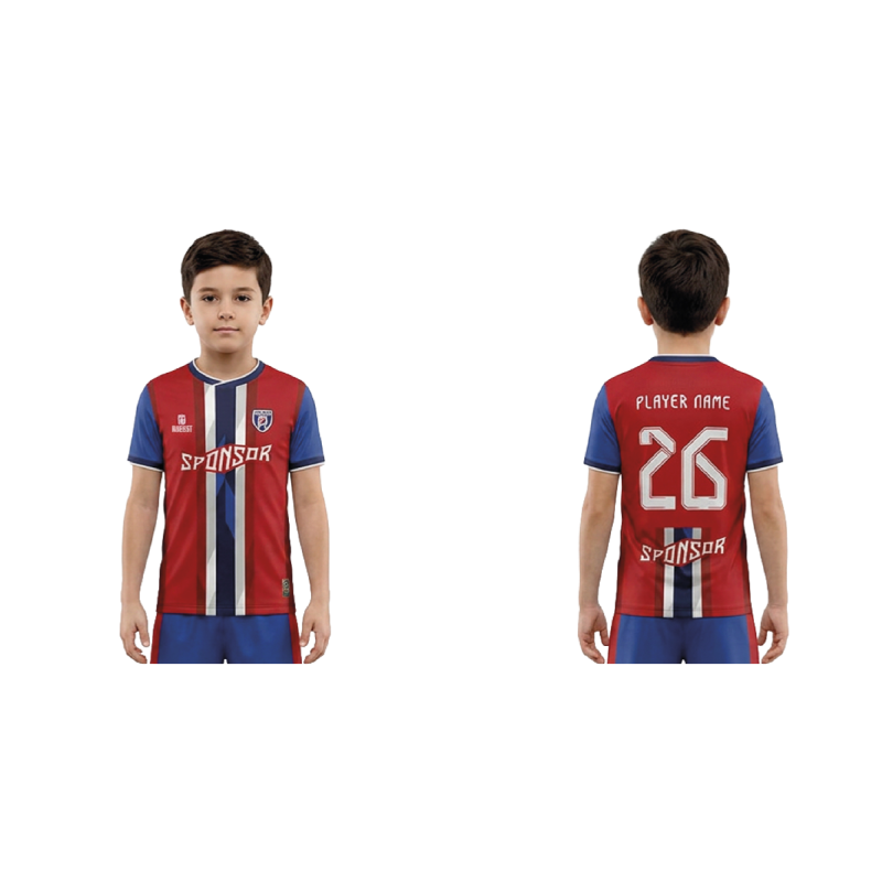 T-shirt Kinder Spielbekleidung 100% Personalisiert FUNCHAL, MIKROPERFORIERT