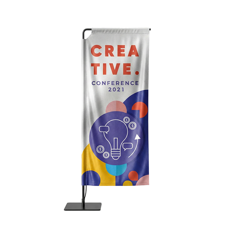 Rechteckige Flagge 100% Personalisiert, 4.2