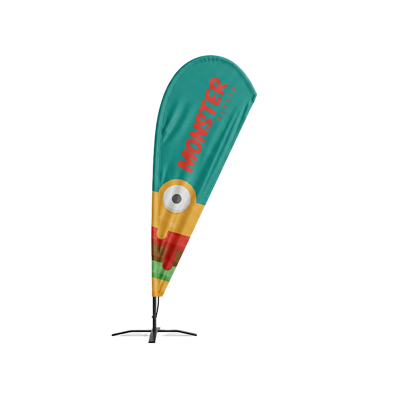 Drop-Flagge 100% Personalisiert, 4.7 STRONG