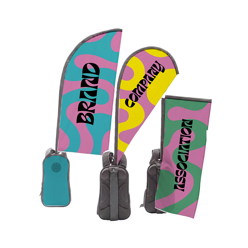 Rucksack-Flagge 100% Personalisiert