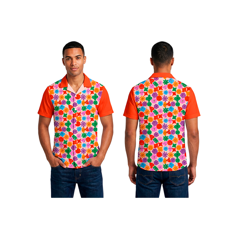 Hemd 100% Personalisiert HAWAII, GLATT