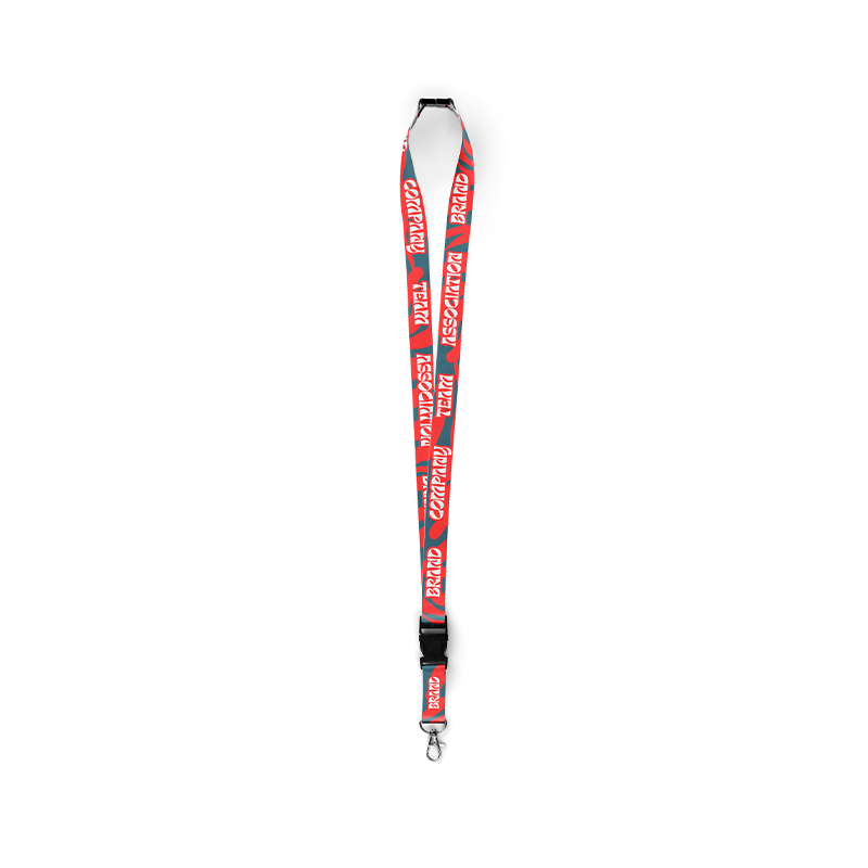 Lanyard 100% Personalisiert SCHLÜSSELANHÄNGER MIT VERSCHLUSS
