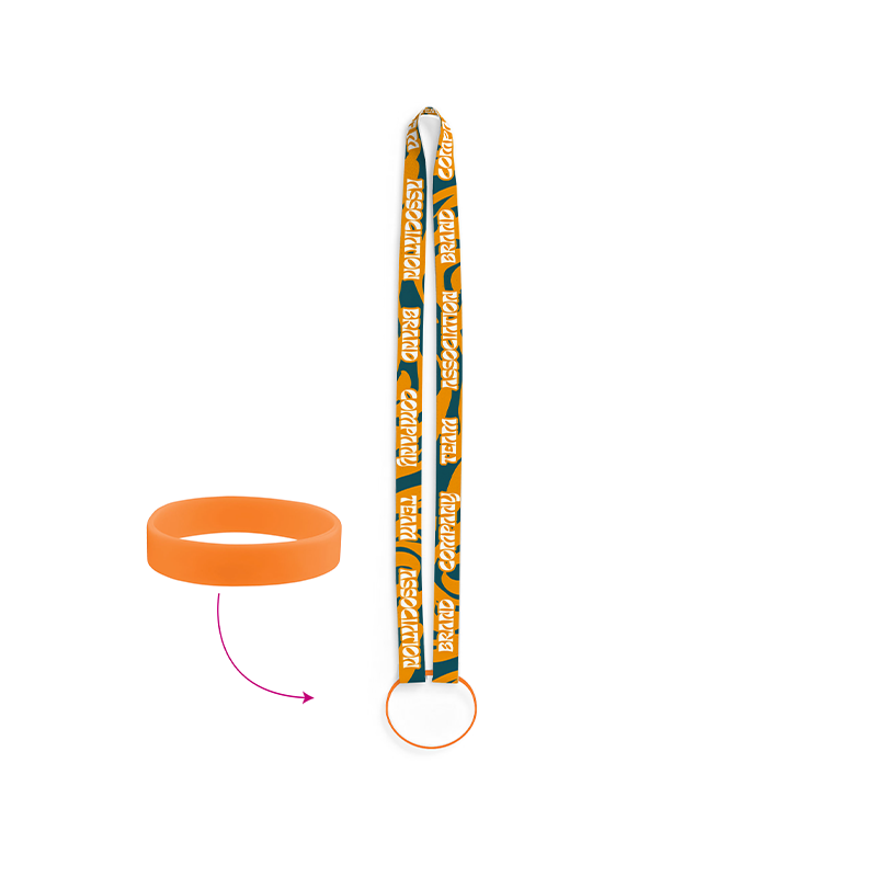Lanyard 100% Personalisiert BECHERHALTER