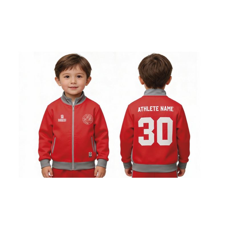 Kinder Trainingsjacke 100% Personalisiert CLASSIC, INTERLOCK