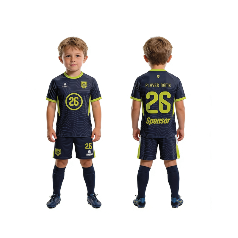 Kinder Spielbekleidung 100% Personalisiert FARO, MIKROPERFORIERT