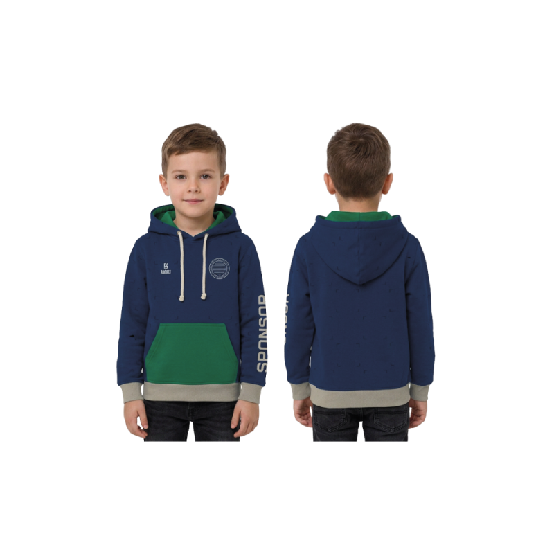 Kinder Kapuzen-Sweatshirt 100% Personalisiert ENDURANCE, INTERLOCK
