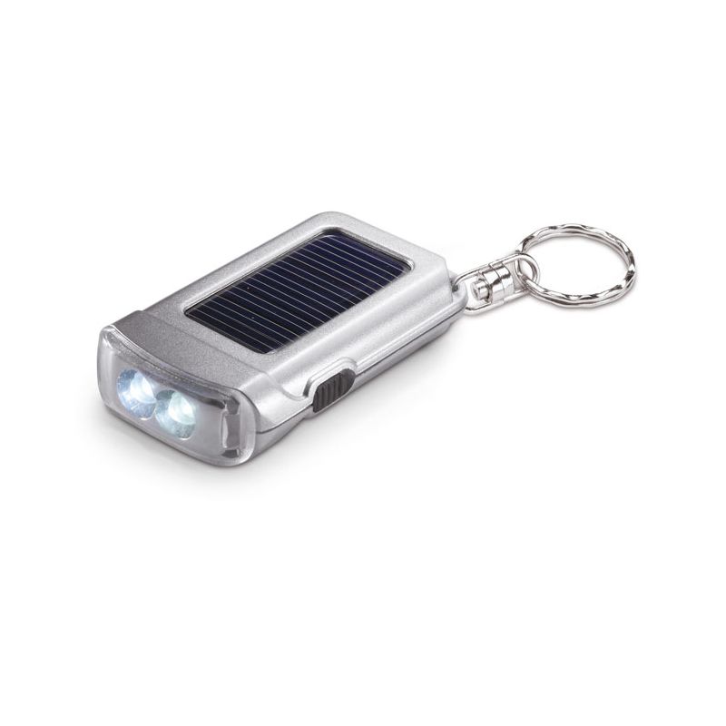Porta-chaves com lanterna solar