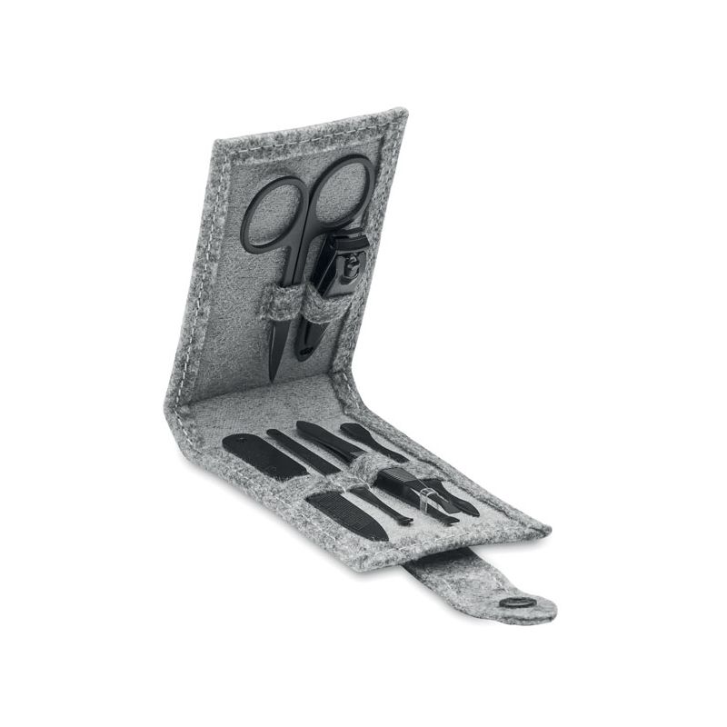 Conjunto manicura em feltro