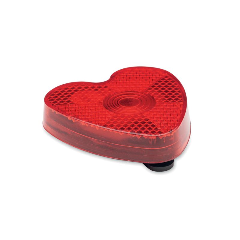 Luz reflectora forma coração