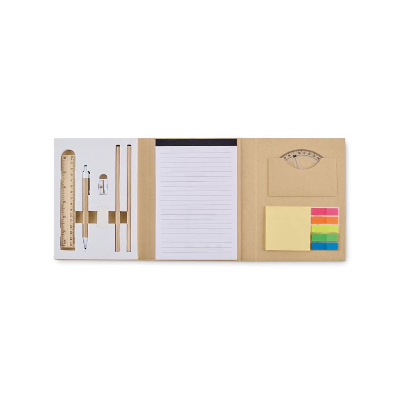 Conjunto de artigos de papelaria