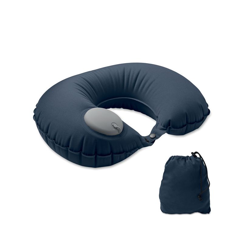 Almofada de viagem insuflável