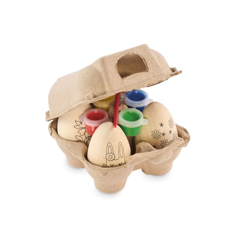 Conjunto de pintura de ovos