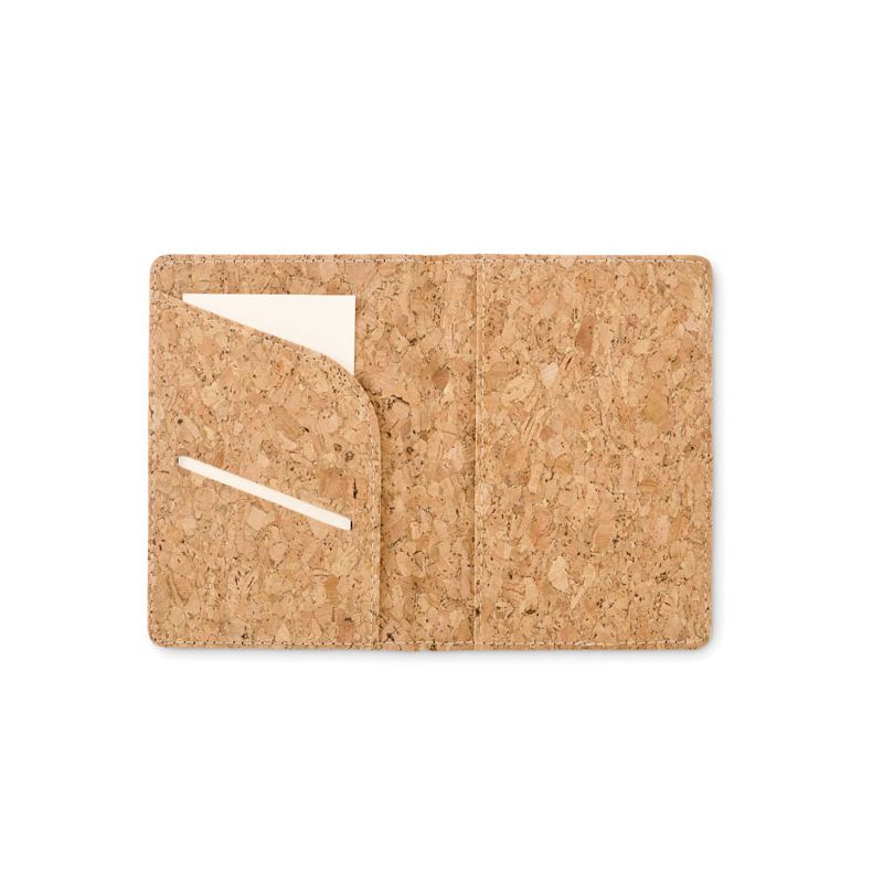 Porta-passaportes em cortiça