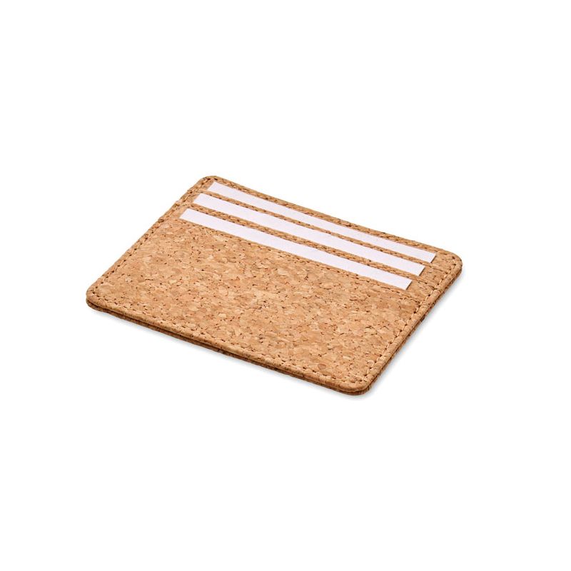 Porta-cartões em cortiça RFID