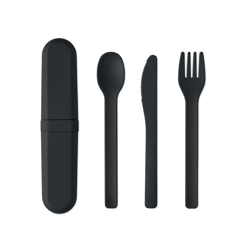 Talheres e estojo em PLA