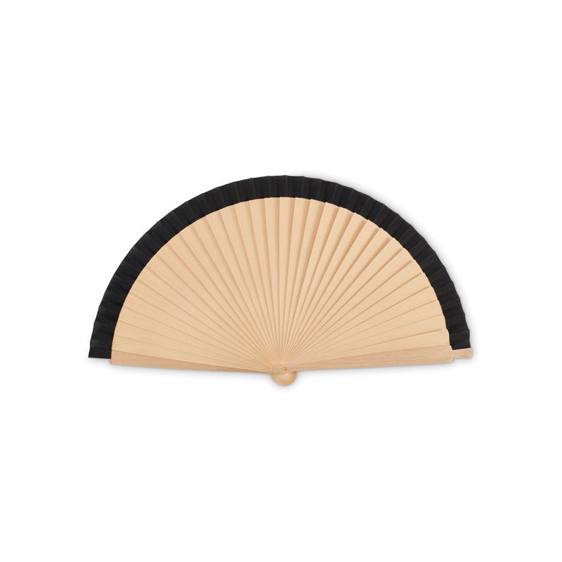 Leque em madeira