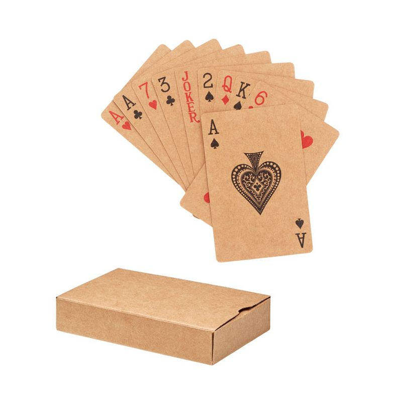 Cartas jogo papel reciclado