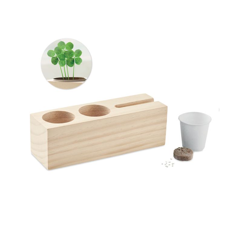 Suporte mesa com kit sementes